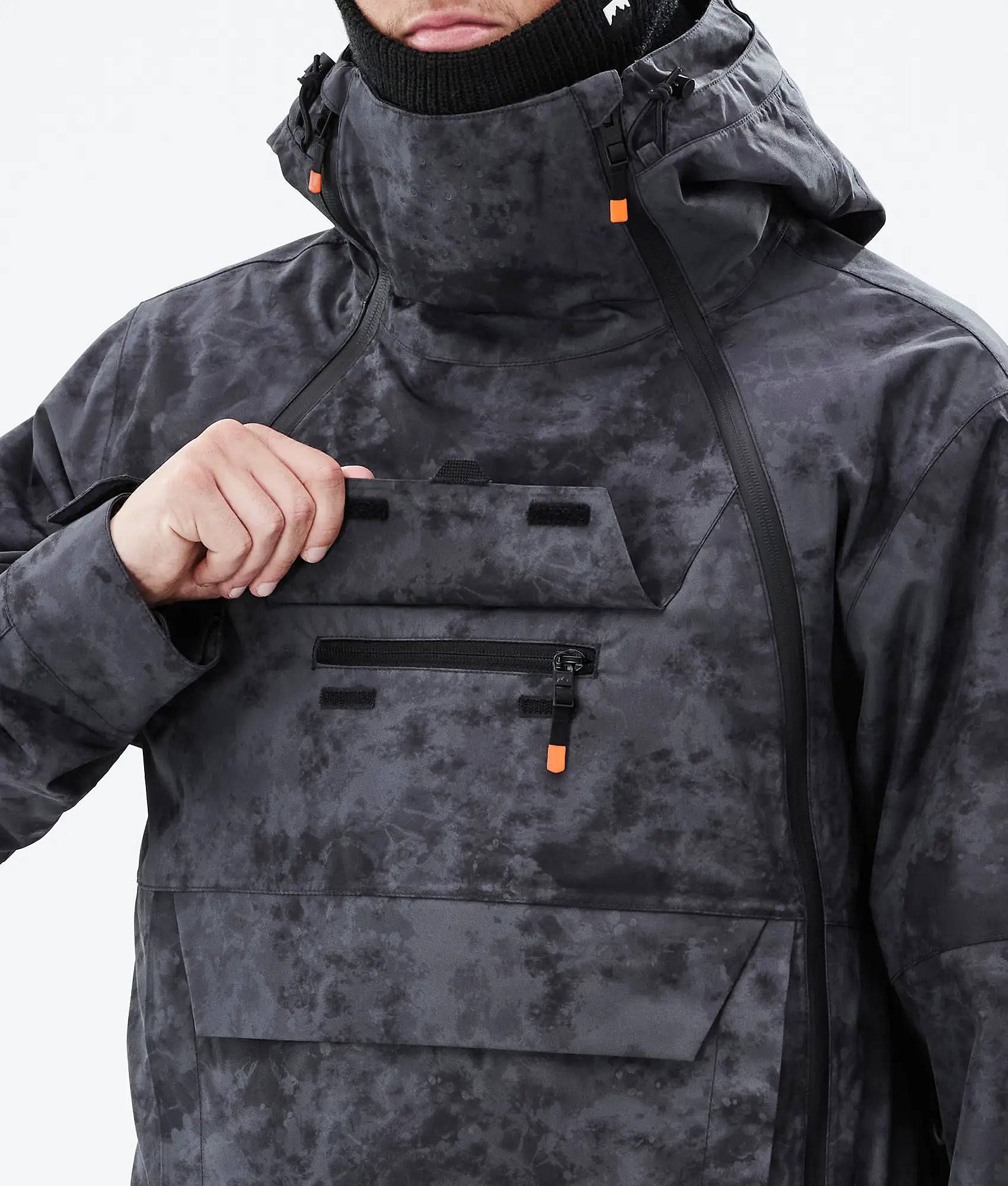 Doom Ski Jacket Men - Black Tiedye