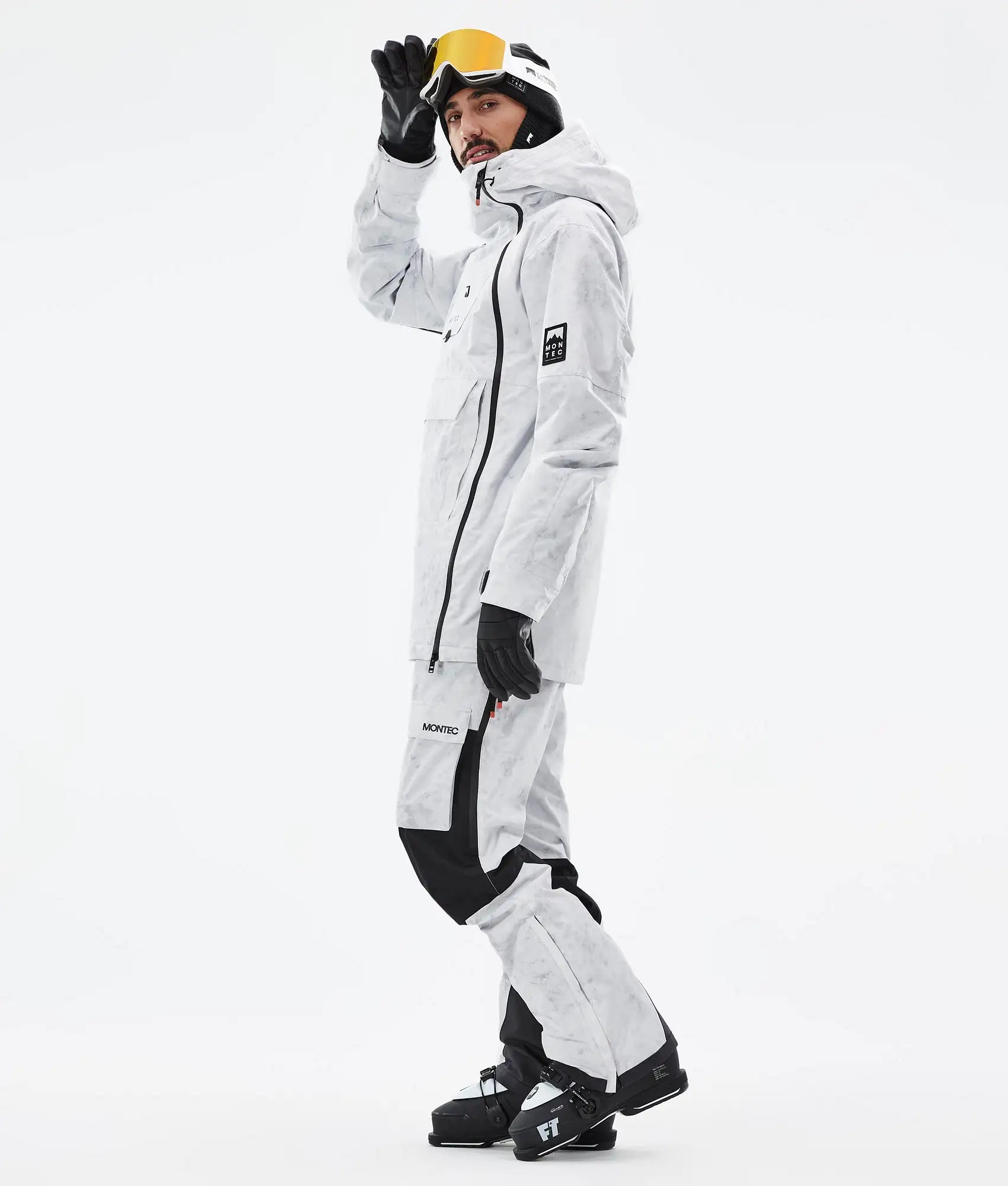 Doom Ski Jacket Men - White Tiedye