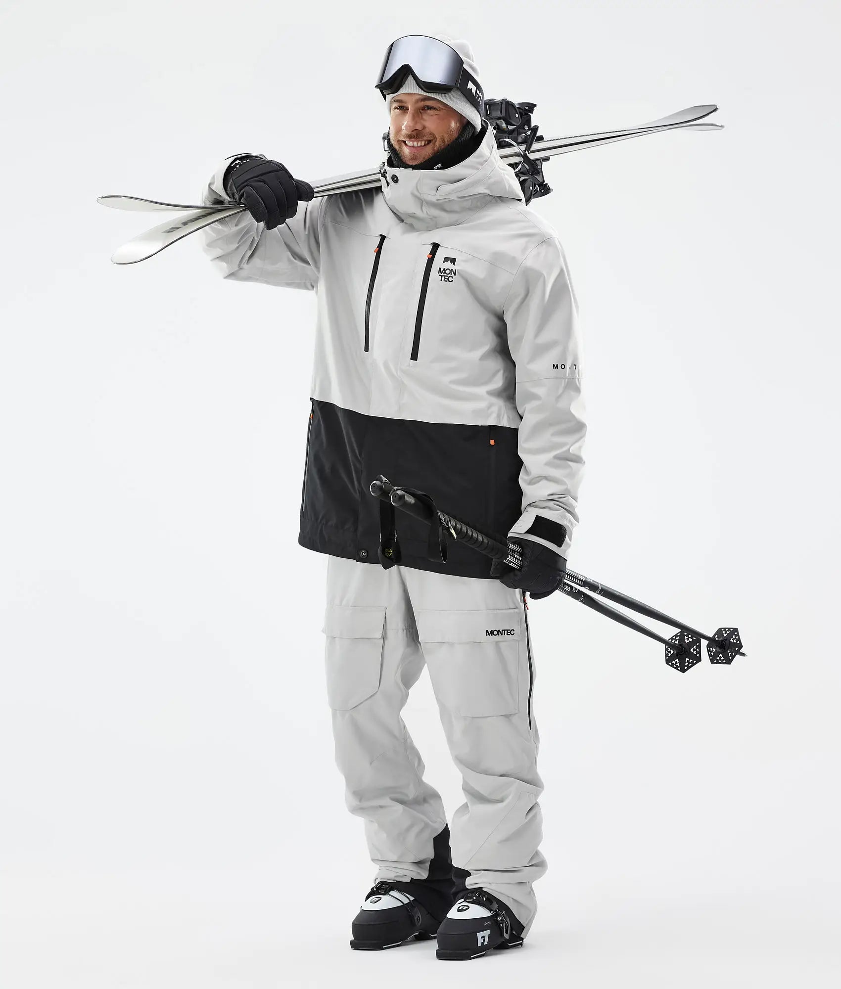 Fawk Ski Pants Men - Light Grey