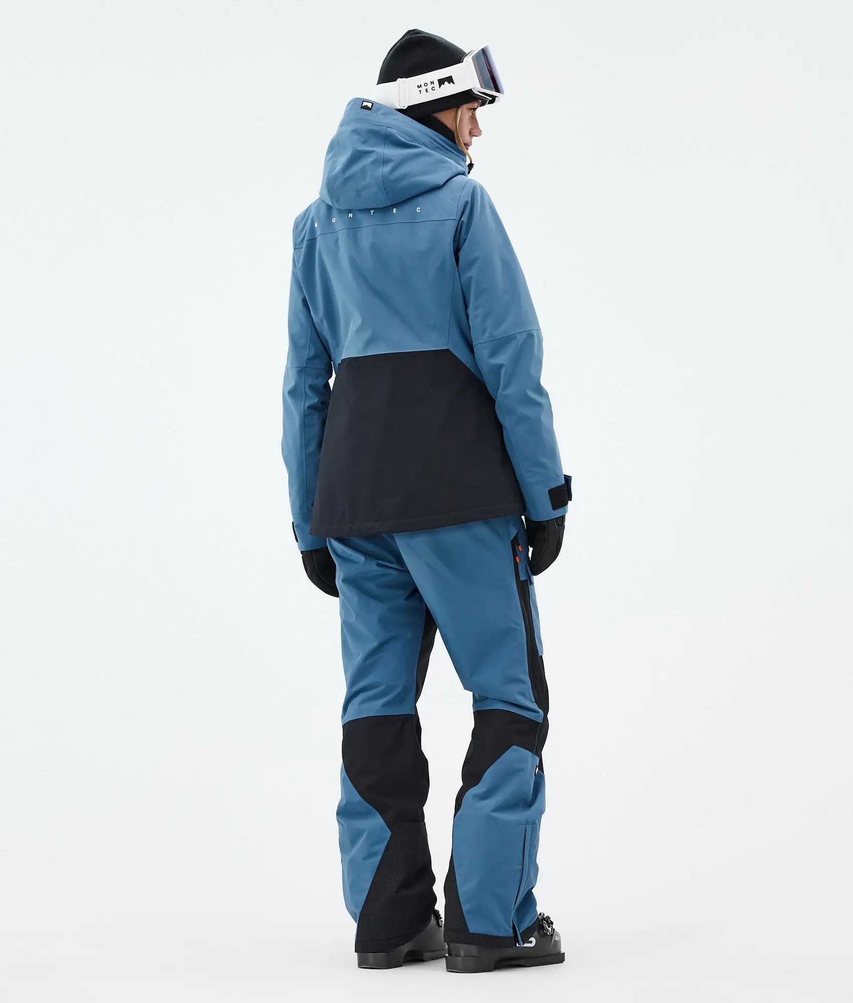 Moss W Ski Jacket Women - Blue Steel/Black