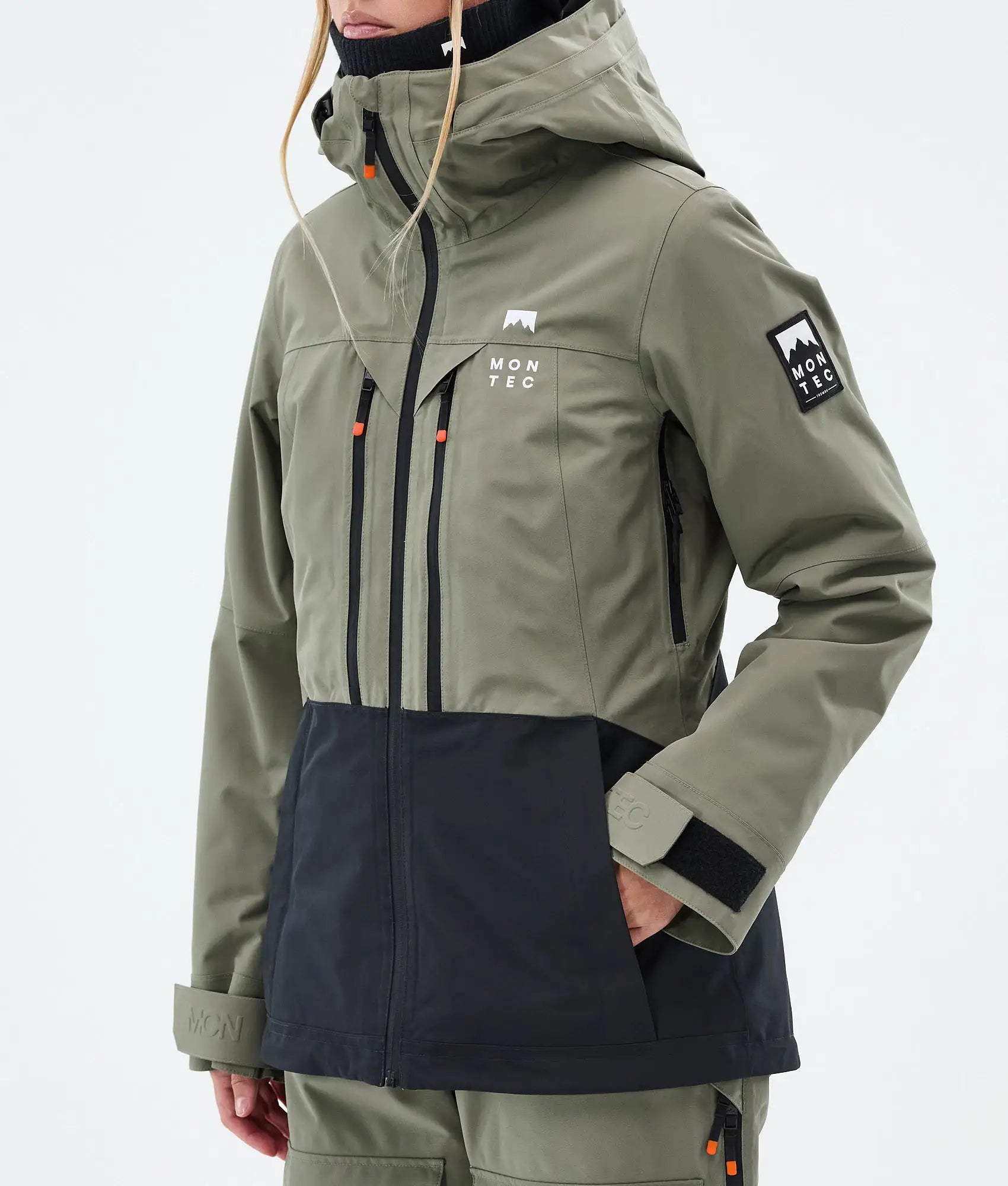 Moss W Ski Jacket Women - Greenish/Black