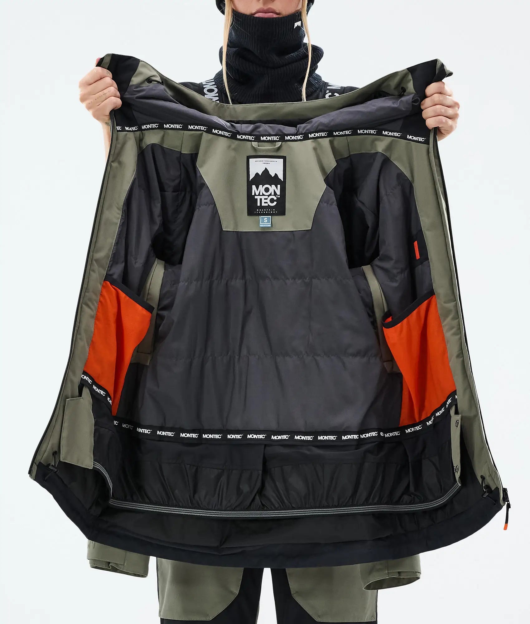 Moss W Ski Jacket Women - Greenish/Black