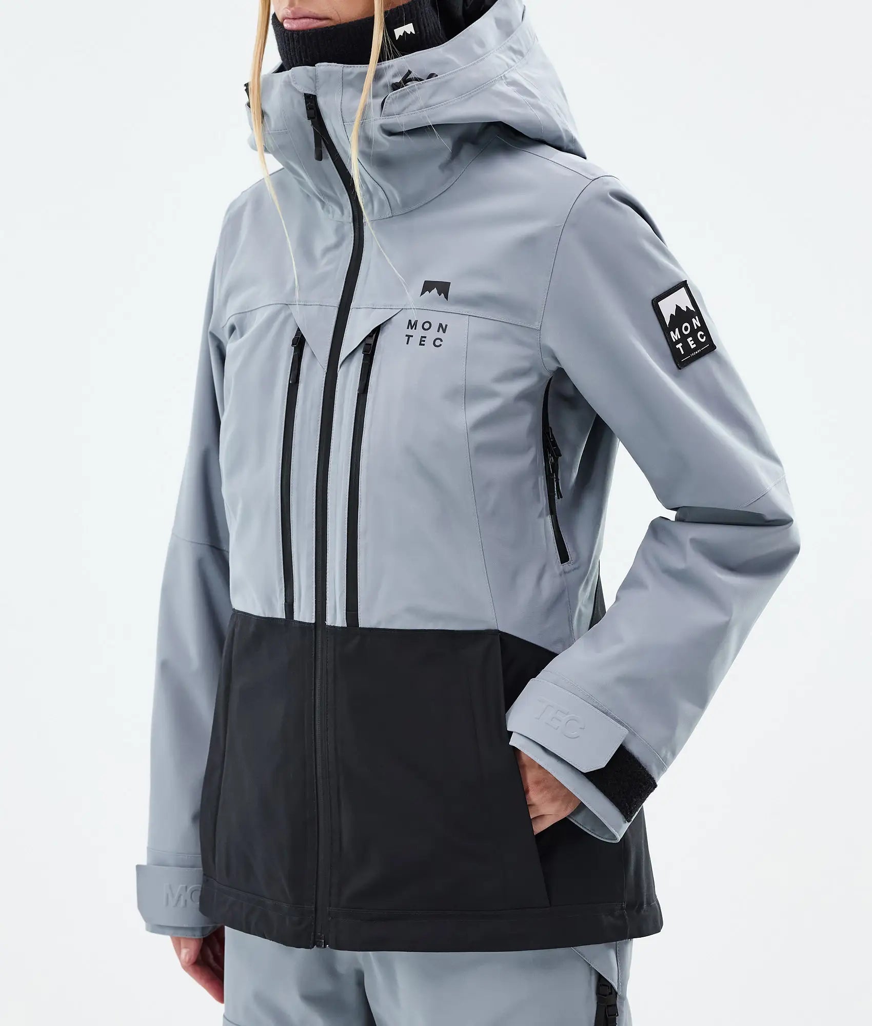 Moss W Ski Jacket Women - Soft Blue/Black