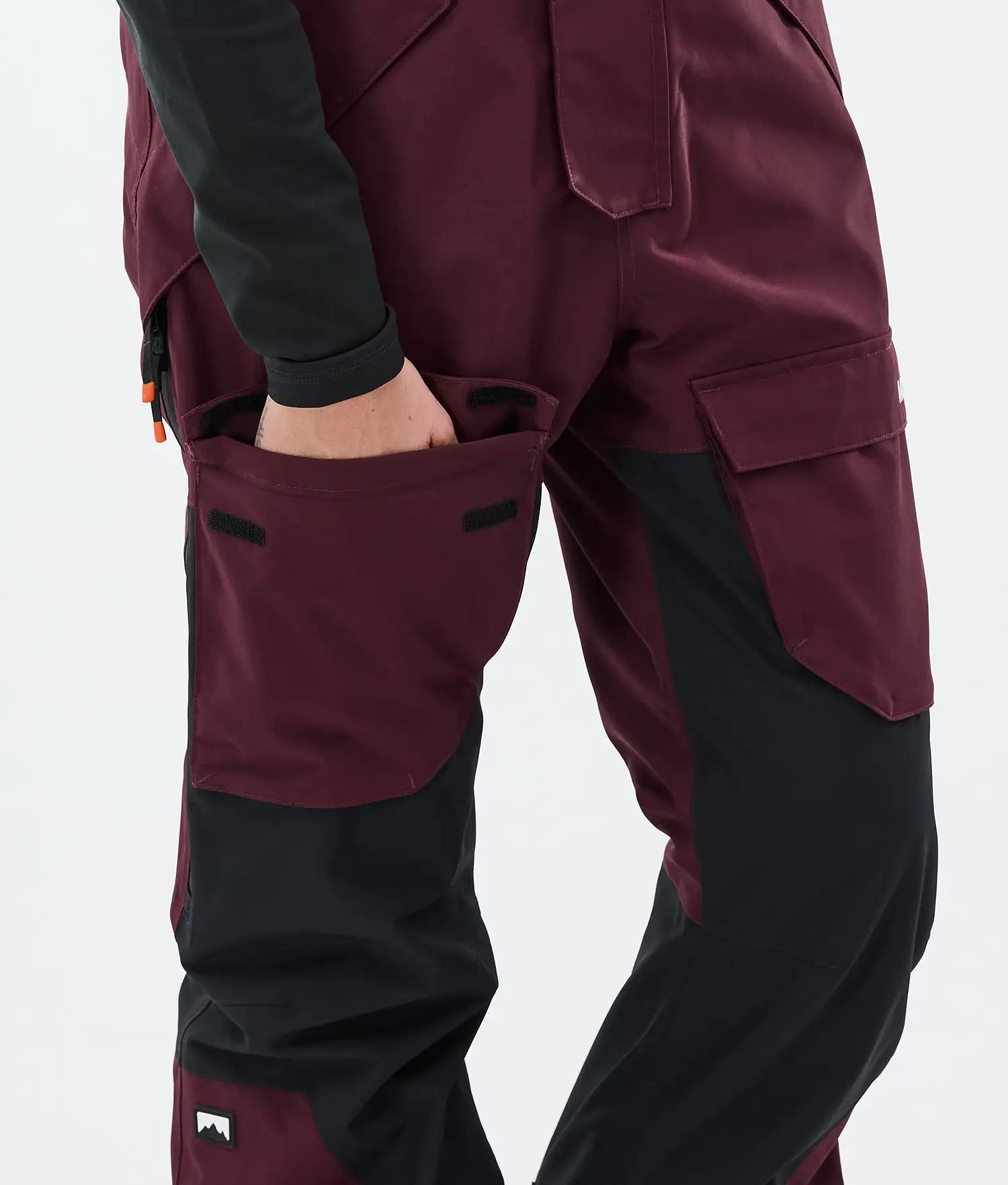 Fawk W Ski Pants Women Burgundy/Black
