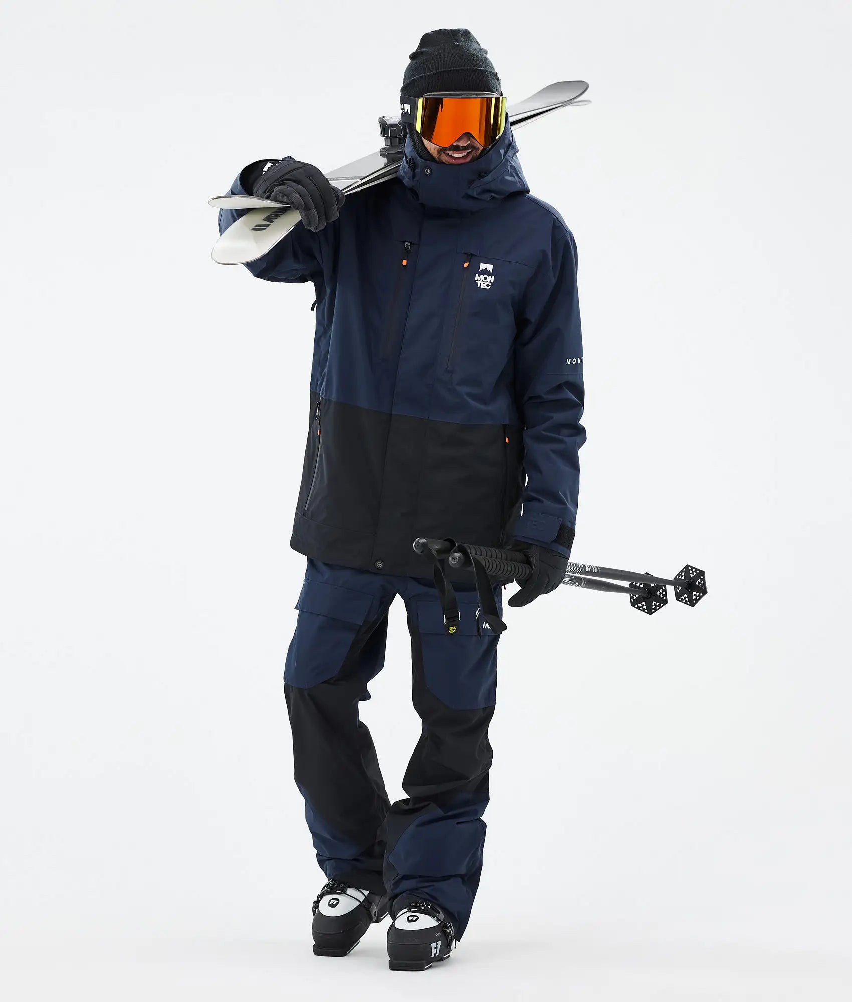 Fawk Ski Jacket Men - Dark Blue/Black