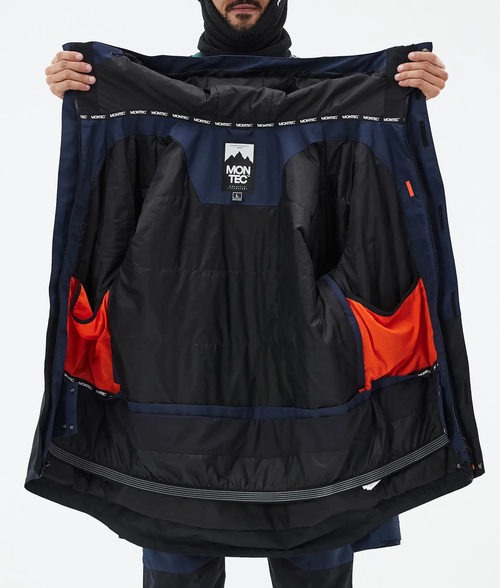 Fawk Ski Jacket Men - Dark Blue/Black