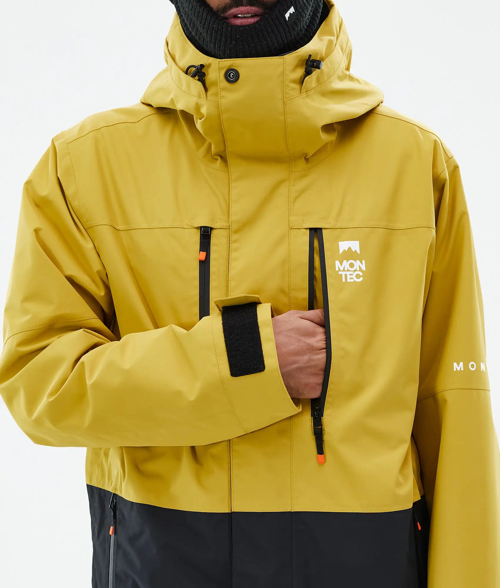 Fawk Ski Jacket Men - Yellow/Black