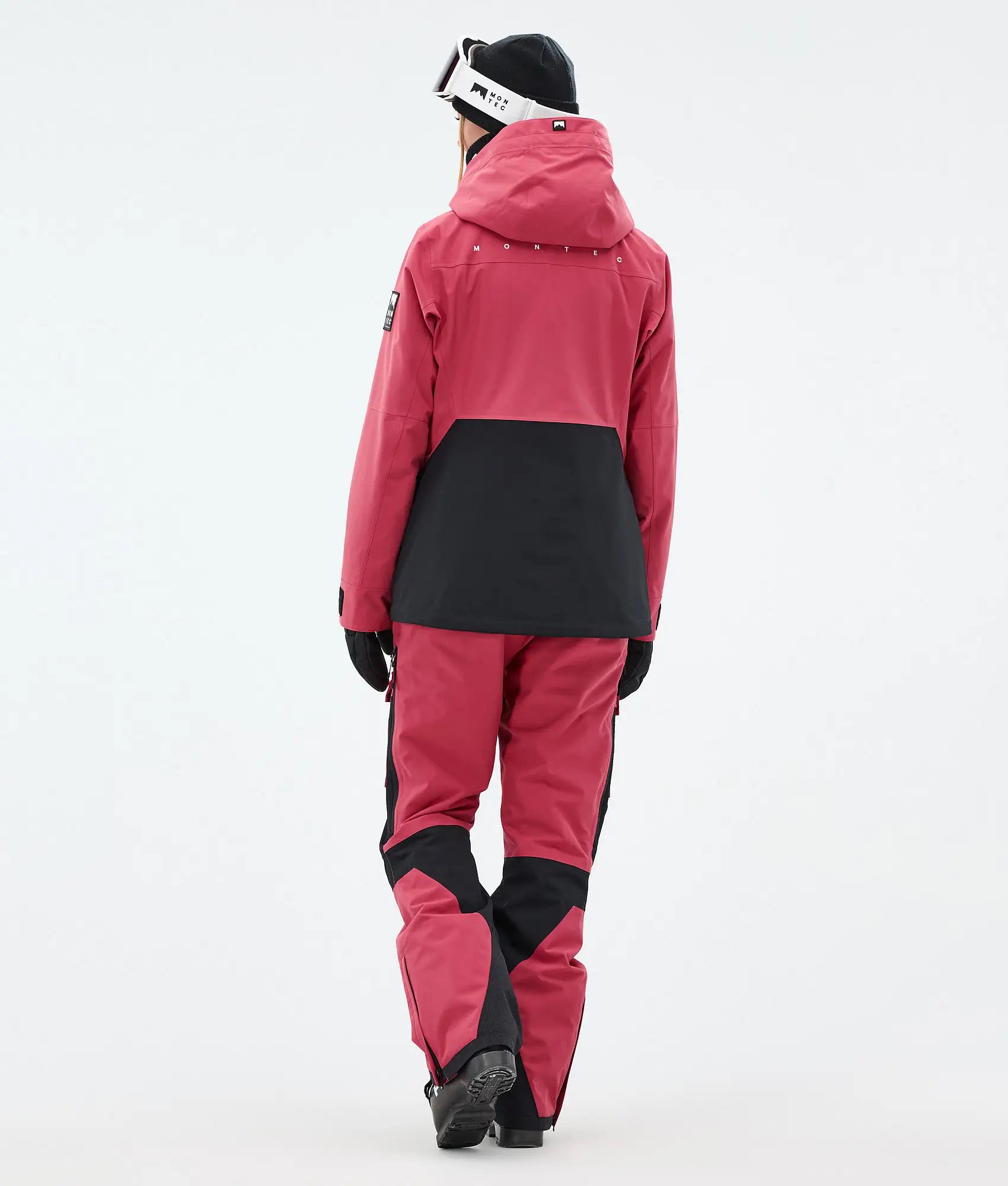 Moss W Ski Jacket Women - Light Red/Black