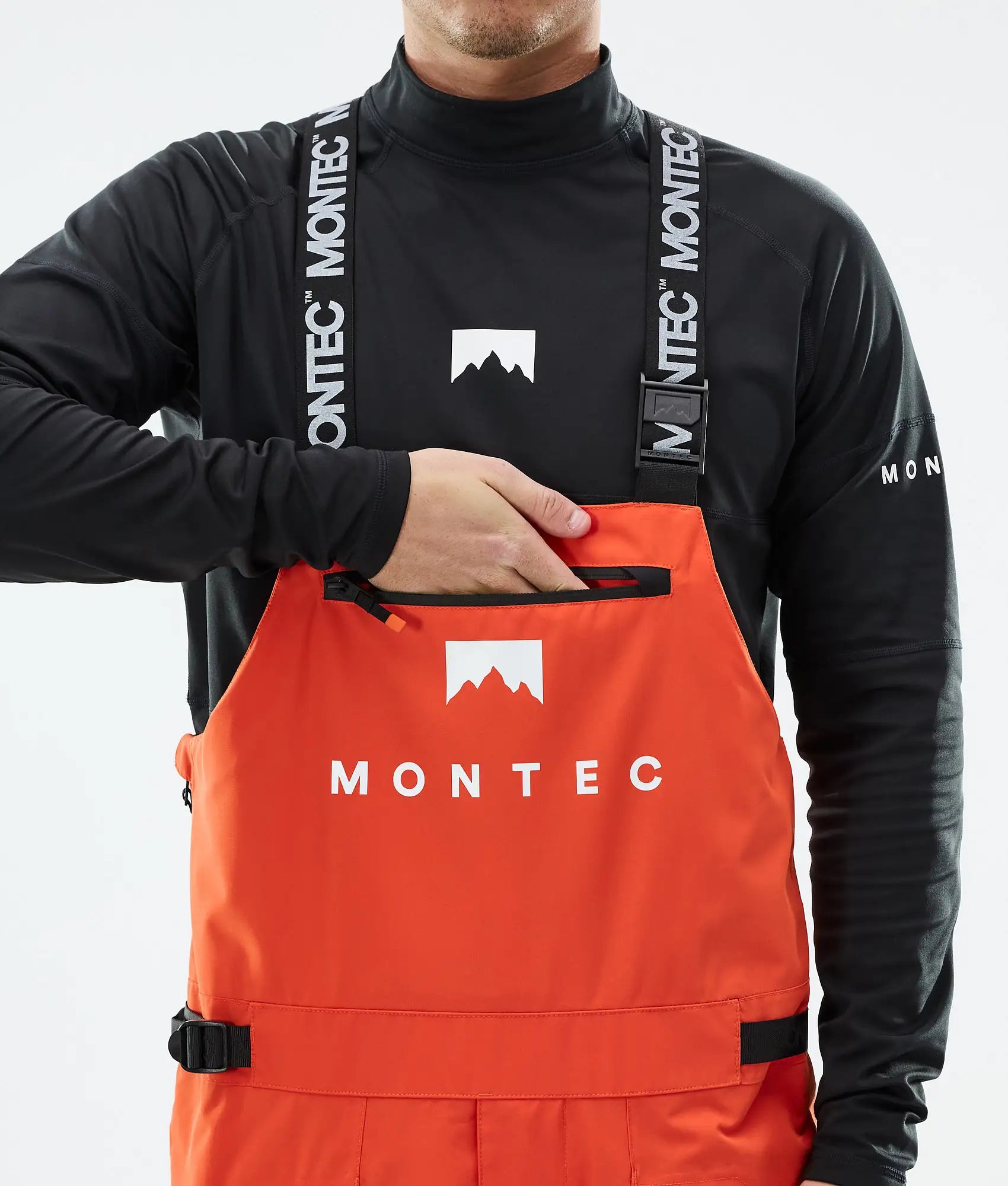 Arch Ski Pants Men - Orange/Black