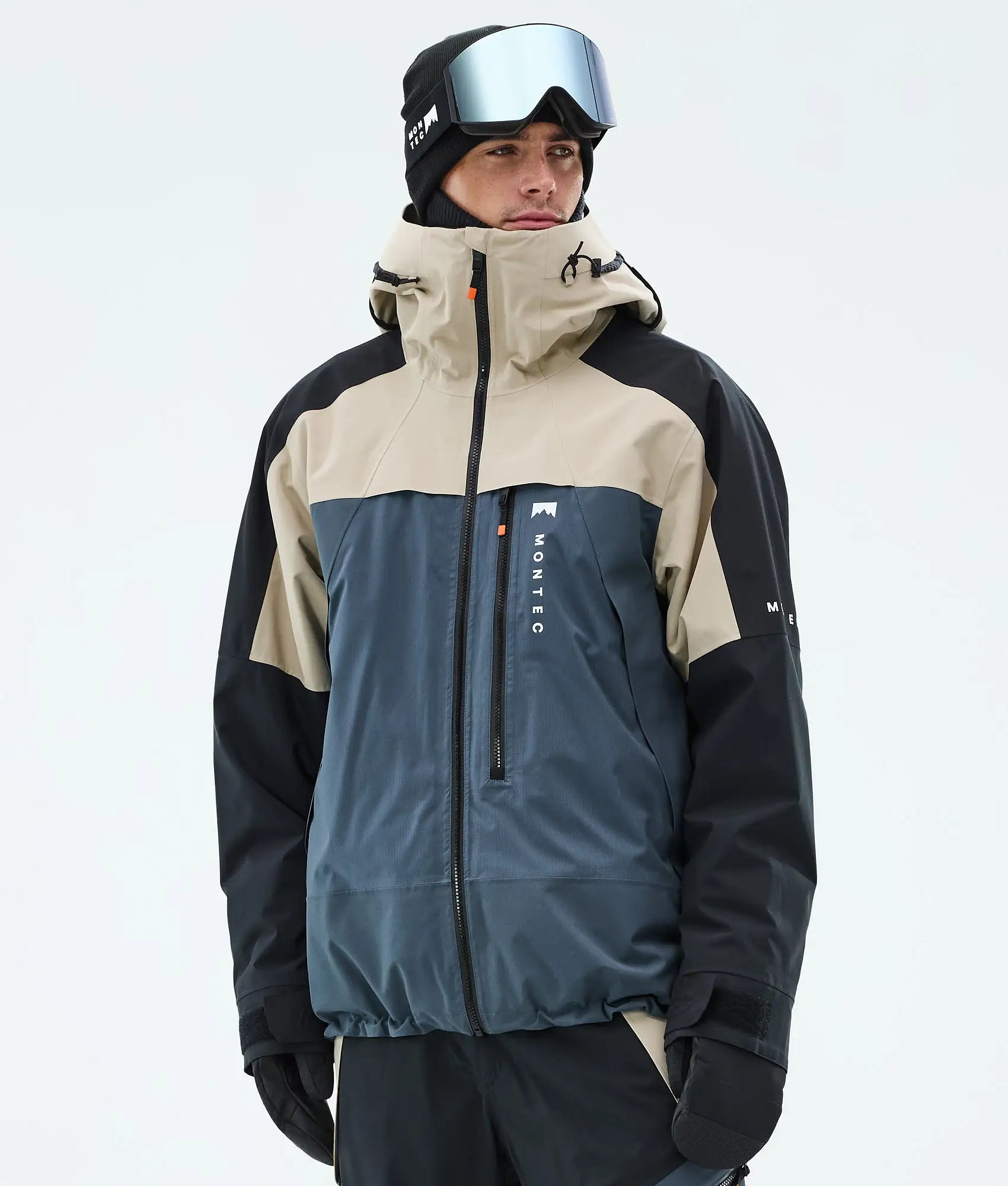 Oracle Skijacke Men - Sand/Black/Metal Blue