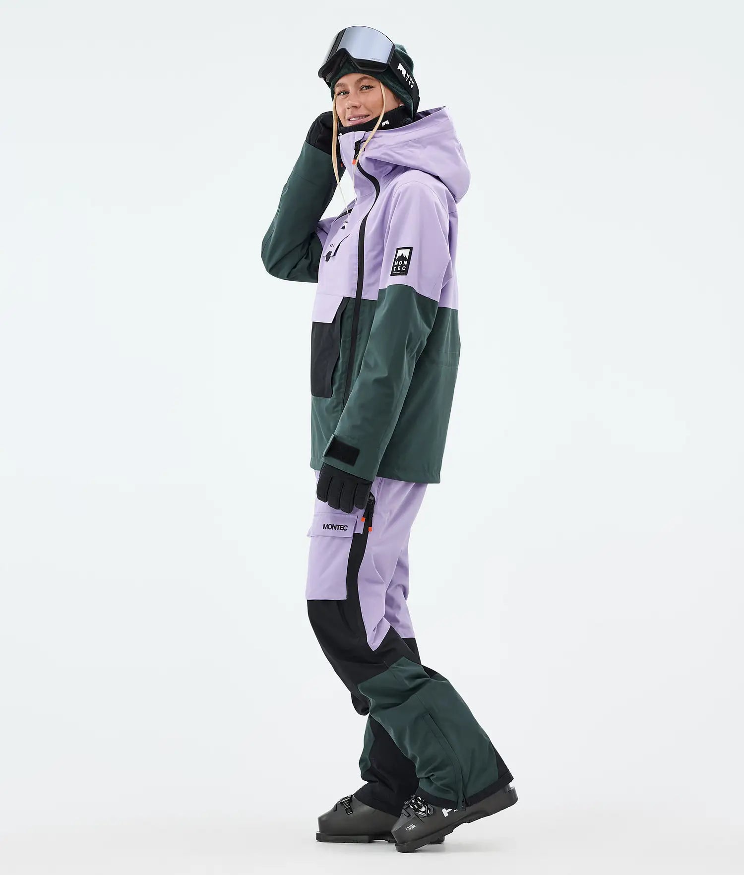 Doom W Ski Jacket Women Faded Violet/Black/Dark Atlantic