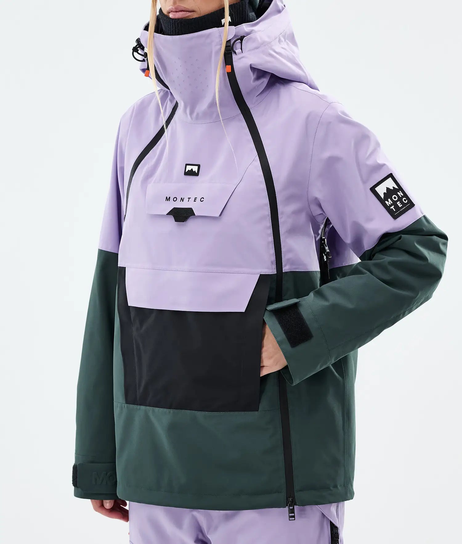 Doom W Ski Jacket Women Faded Violet/Black/Dark Atlantic