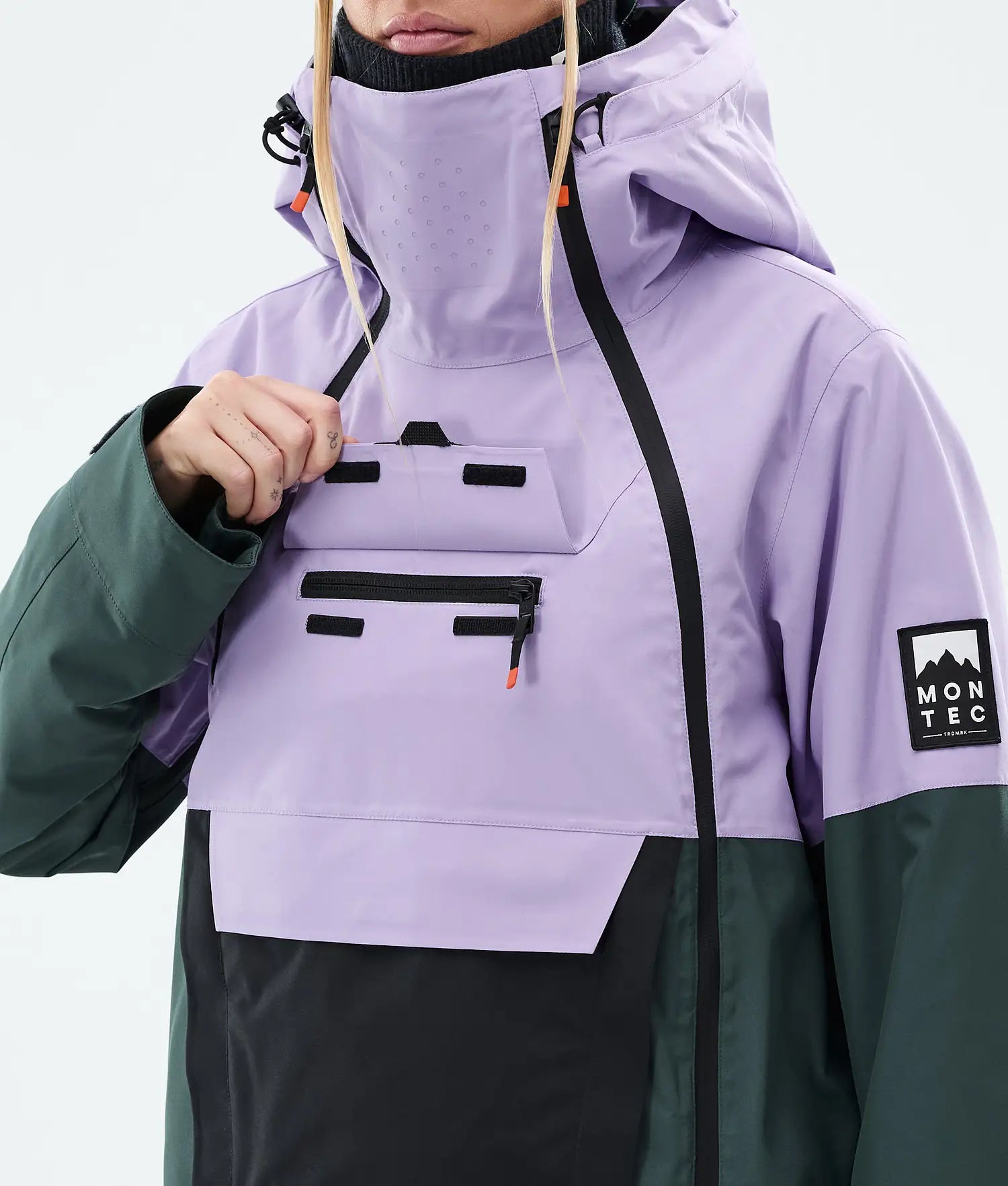 Doom W Ski Jacket Women Faded Violet/Black/Dark Atlantic