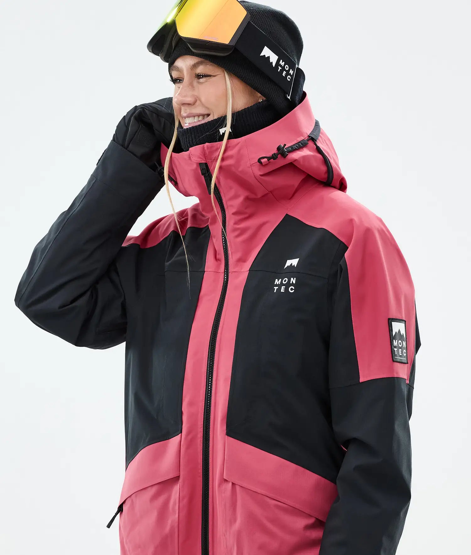 Morpheus W Ski Jacket Women Light Red/Black