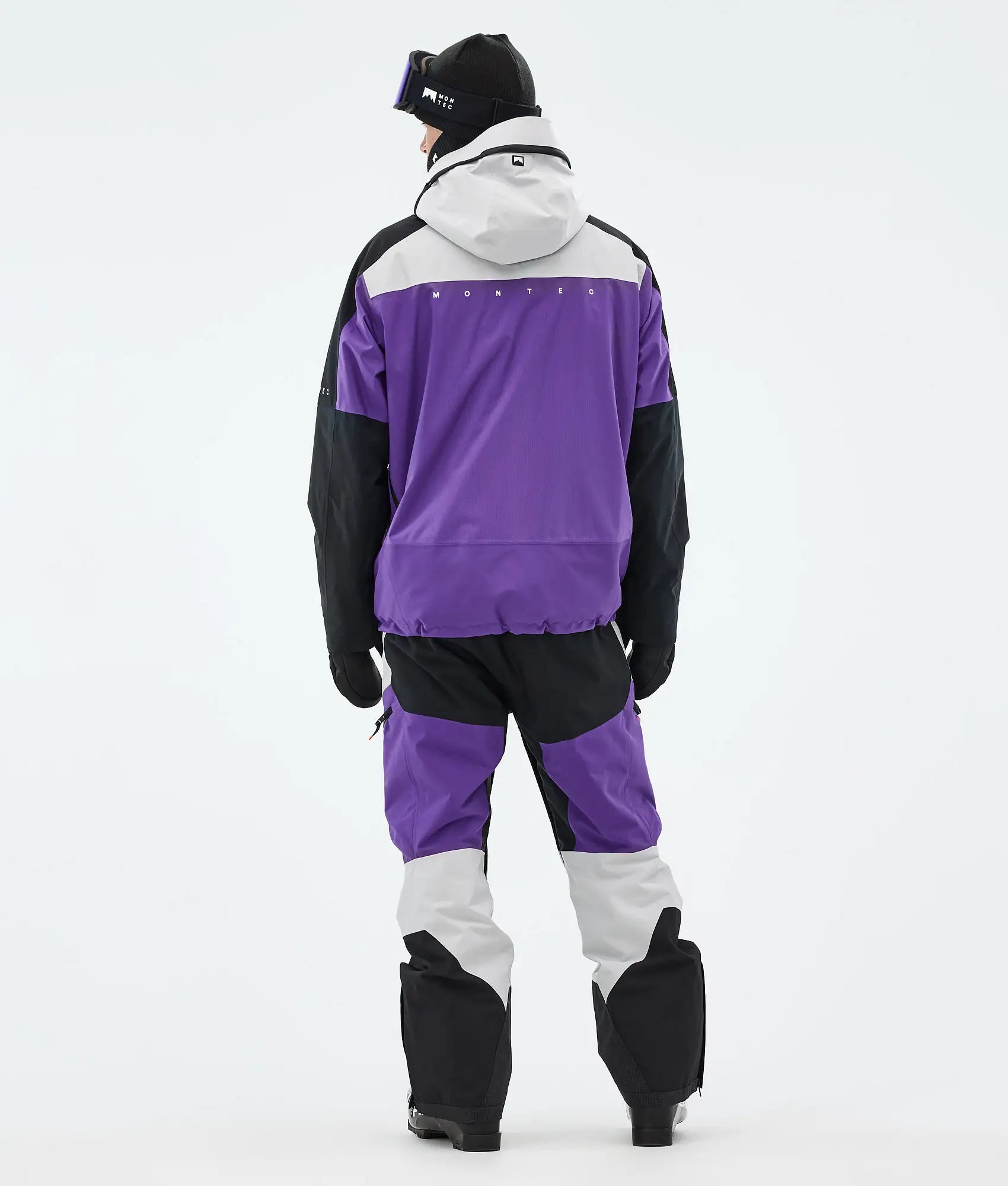 Oracle Ski Jacket Men - Light Grey/Black/Vivid Purple