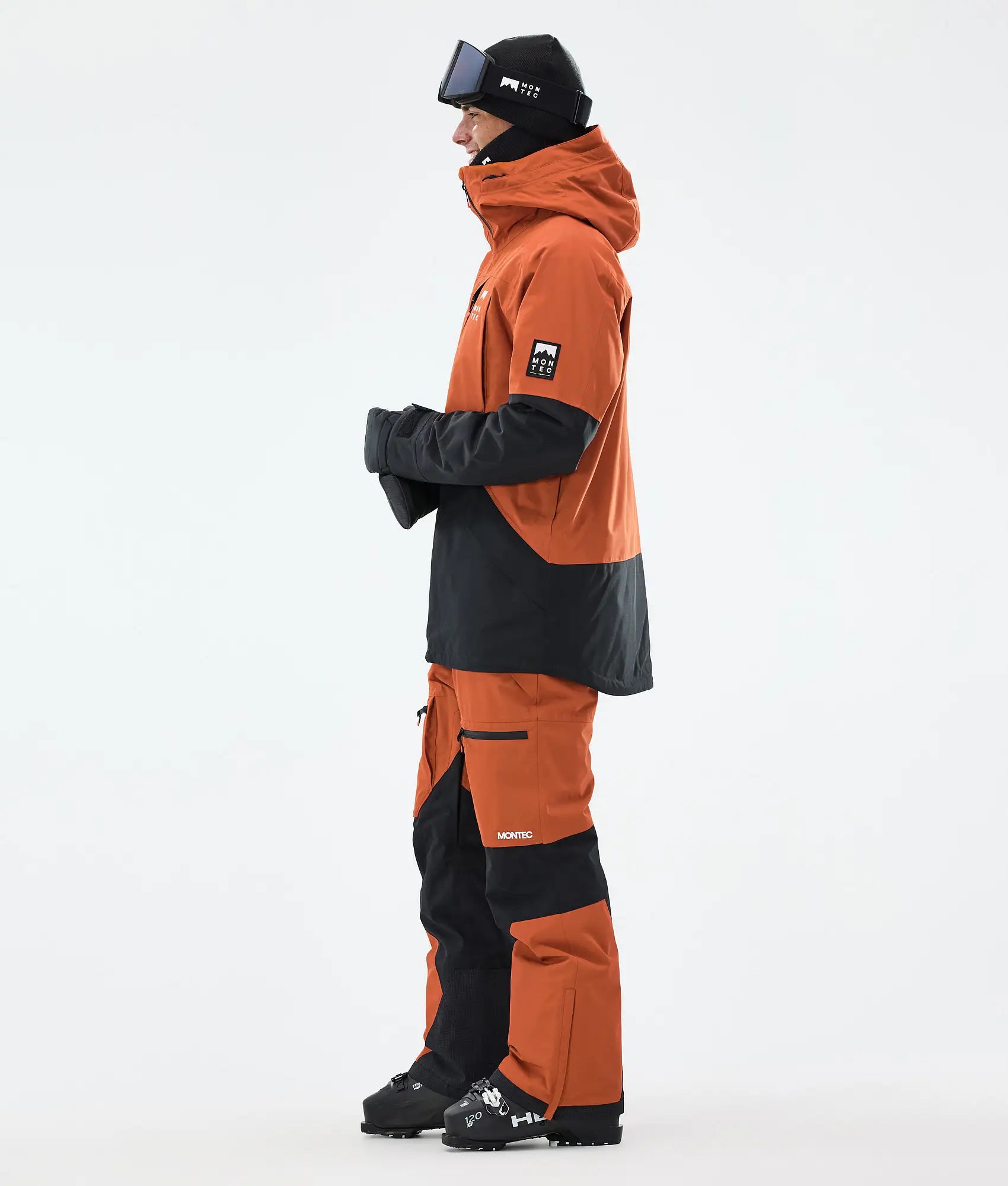 Arch Ski Jacket Men - Burned Orange/Black