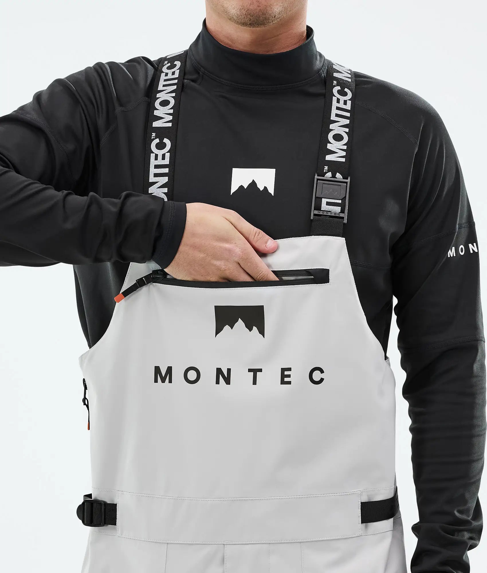 Arch Ski Pants Men - Light Grey/Black