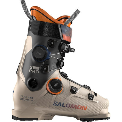 Salomon S/Pro Supra Dual Boa 120 Ski Boots Humus/Black/Orange Tiger Men