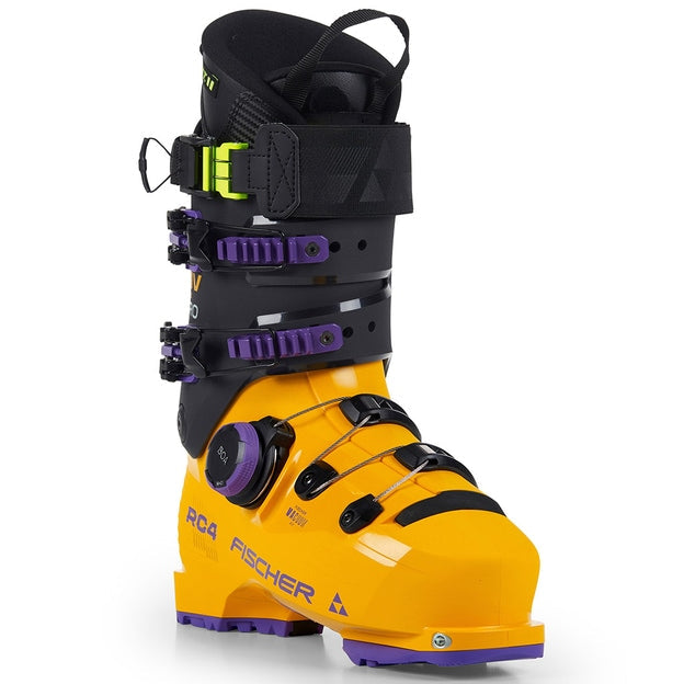 Fischer RC4 Free Pro MV Boa ZF Vac CFC GW Ski Boots Mango / Carbon Men