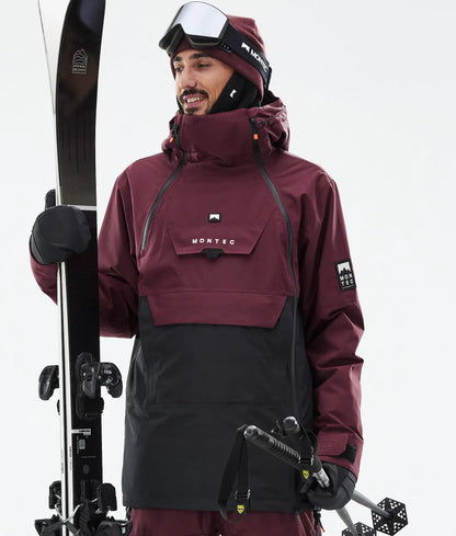 Doom Ski Jacket Men - Burgundy/Black