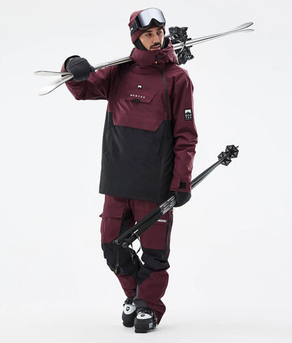 Doom Ski Jacket Men - Burgundy/Black