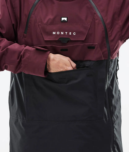 Doom Ski Jacket Men - Burgundy/Black
