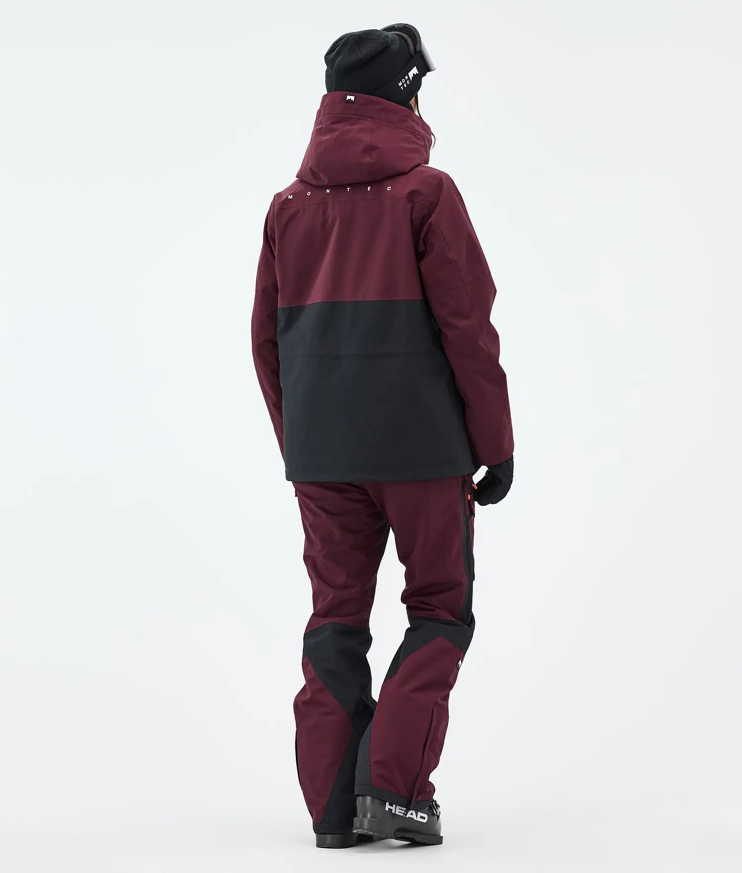Doom W Ski Jacket Women Burgundy/Black