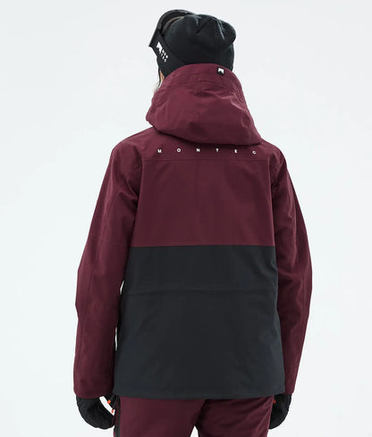 Doom W Ski Jacket Women Burgundy/Black