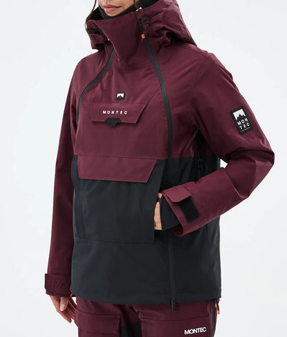 Doom W Ski Jacket Women Burgundy/Black