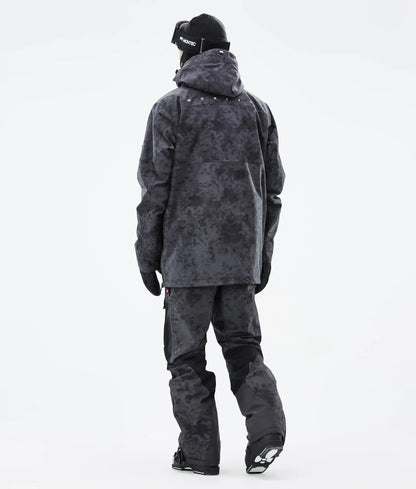 Doom Ski Jacket Men - Black Tiedye