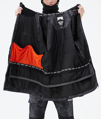 Doom Ski Jacket Men - Black Tiedye