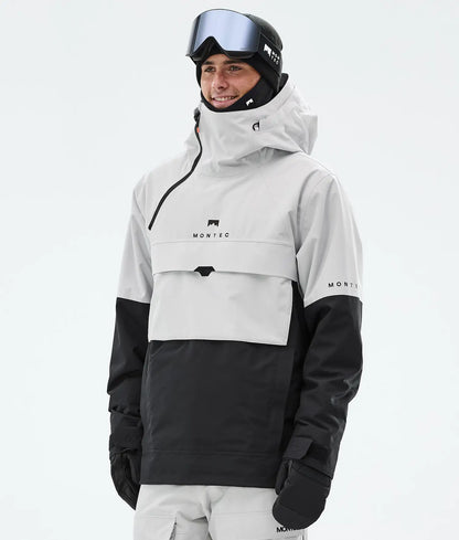 Dune Ski Jacket Men Light Grey/Black