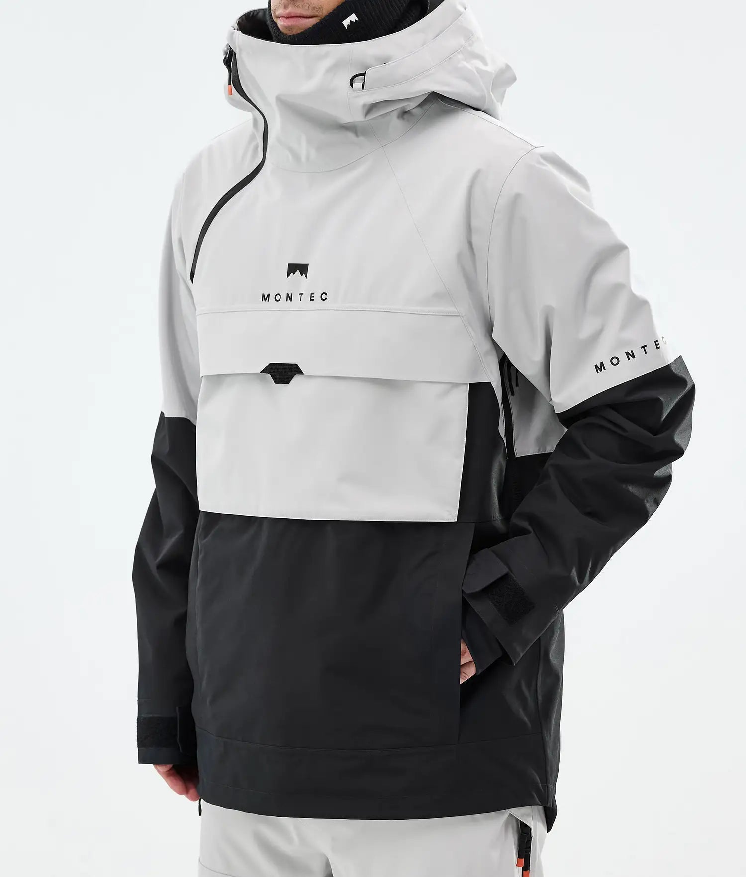 Dune Ski Jacket Men Light Grey/Black