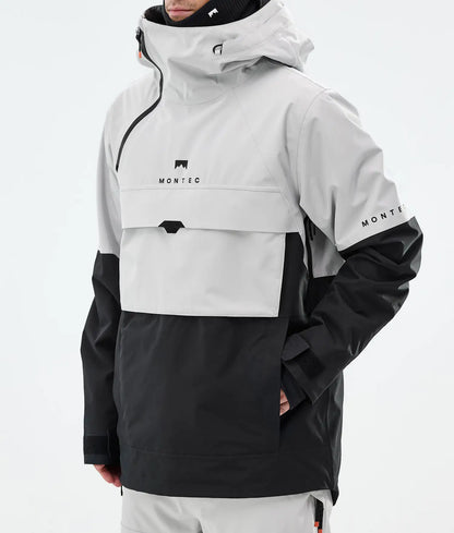 Dune Ski Jacket Men Light Grey/Black
