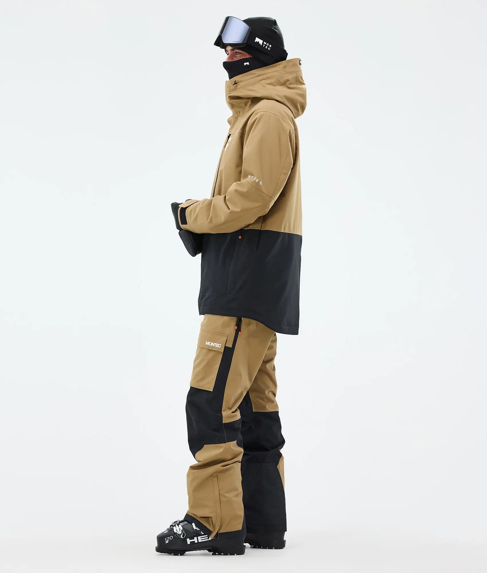 Fawk Men's Ski Jacket - Men's Gold/Black