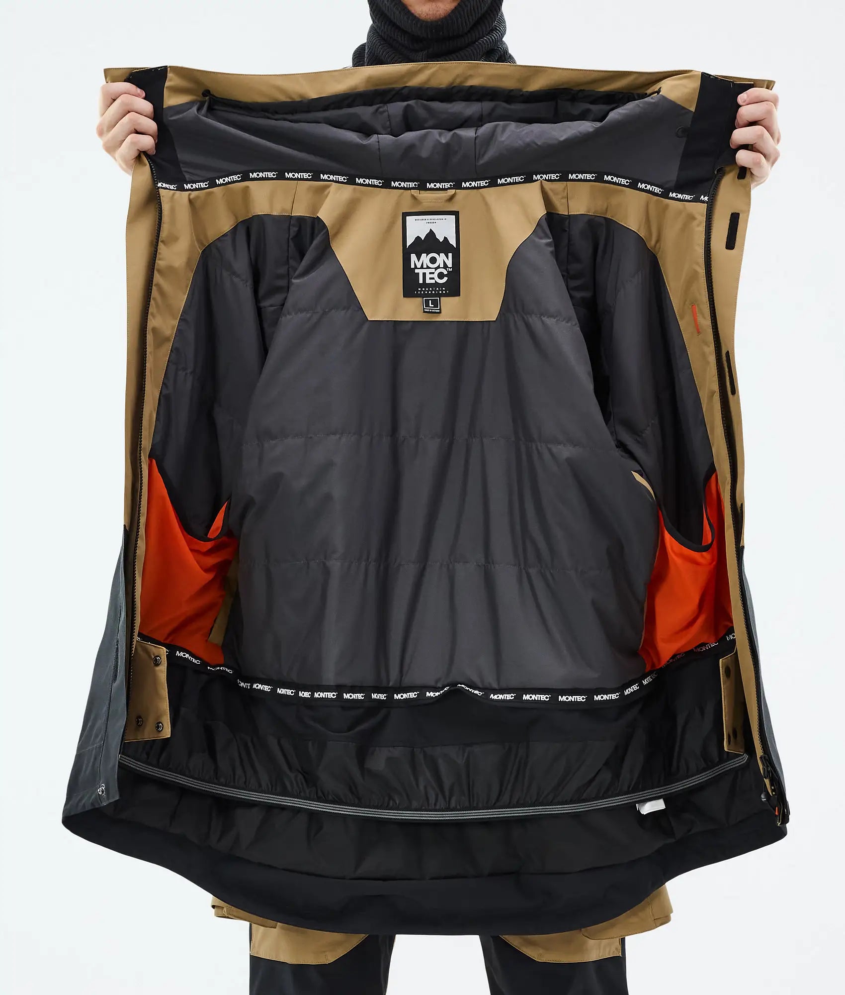 Fawk Men's Ski Jacket - Men's Gold/Black