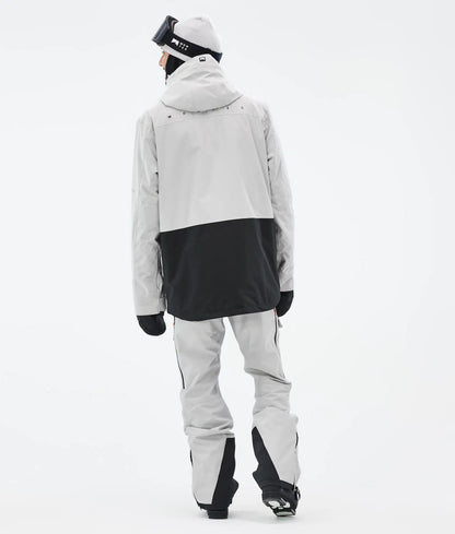 Fawk Ski Jacket Men - Light Grey/Black
