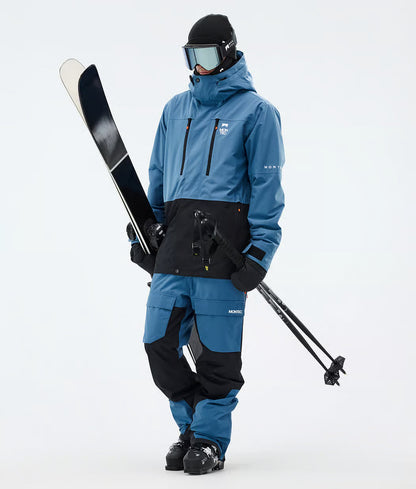 Fawk Ski Jacket Men - Blue Steel/Black