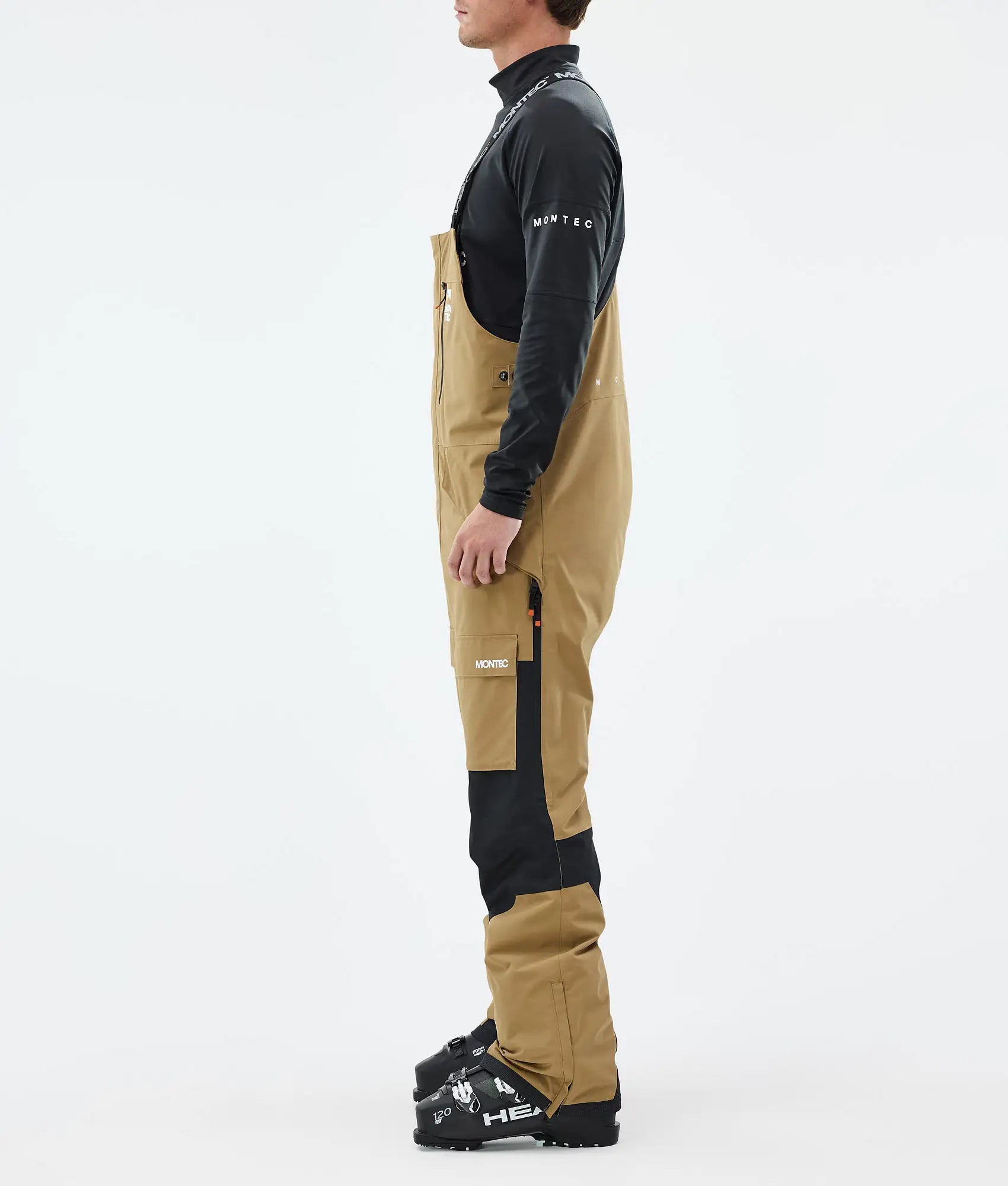 Fawk Ski Pants Men - Gold/Black