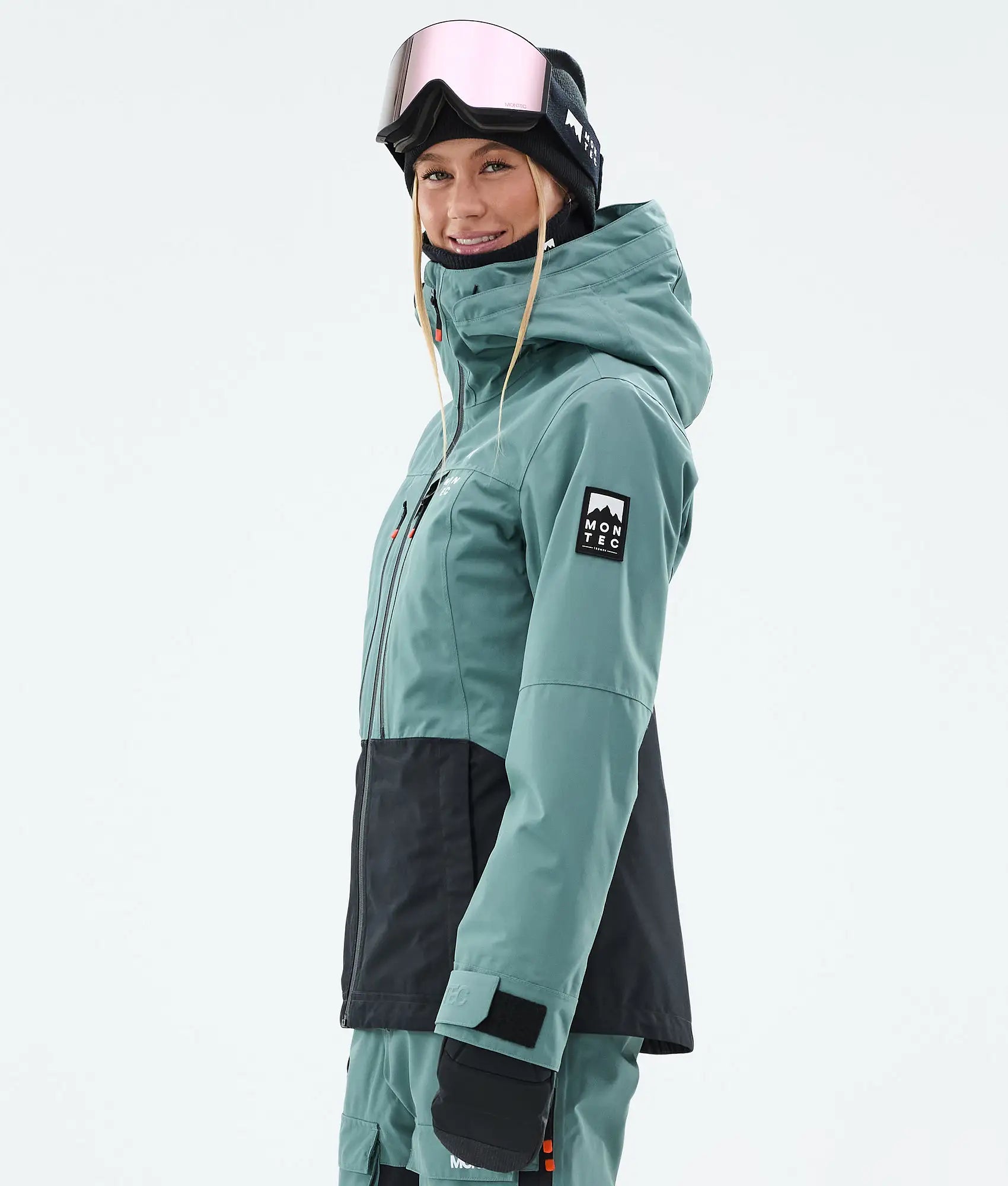 Moss W Ski Jacket Women - Atlantic/Black