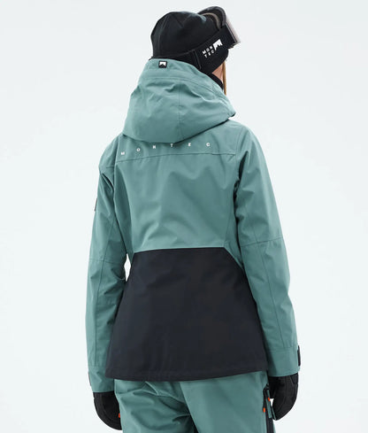 Moss W Ski Jacket Women - Atlantic/Black