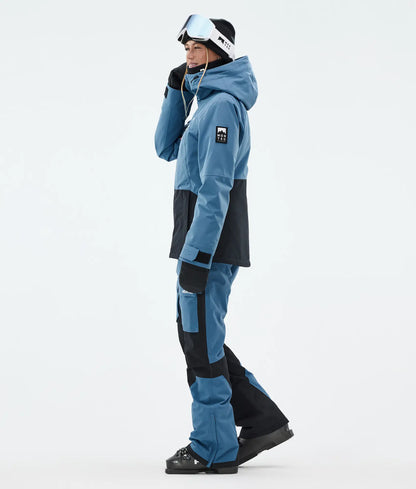 Moss W Ski Jacket Women - Blue Steel/Black