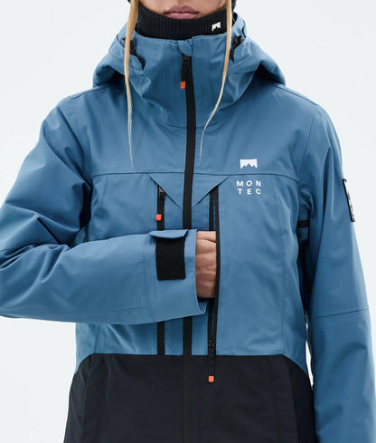 Moss W Ski Jacket Women - Blue Steel/Black
