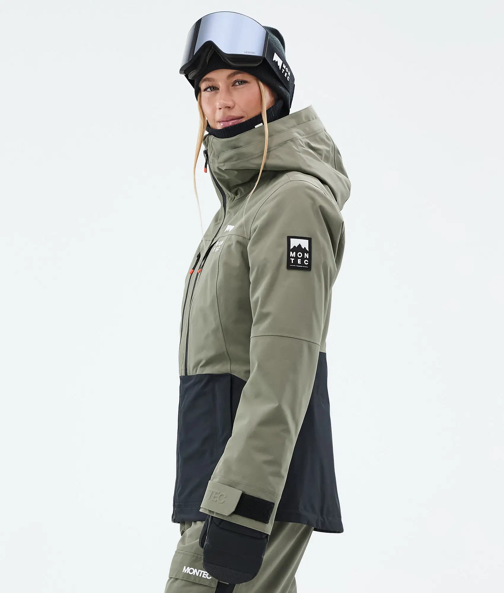 Moss W Ski Jacket Women - Greenish/Black