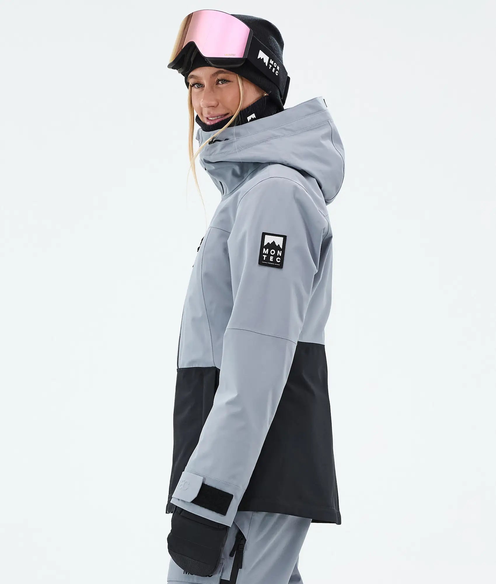 Moss W Ski Jacket Women - Soft Blue/Black