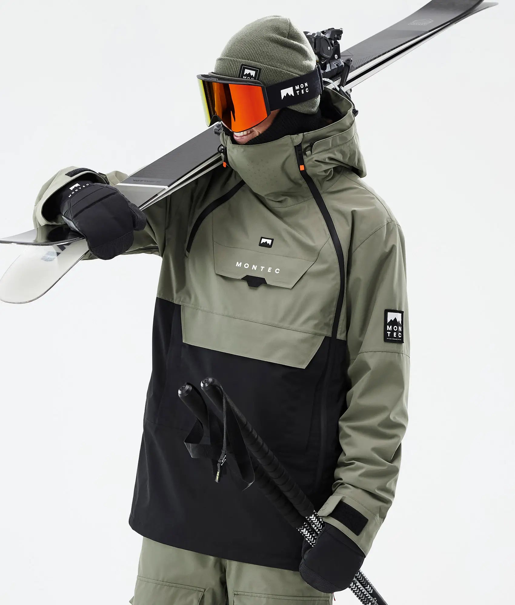Doom Ski Jacket Men - Greenish/Black