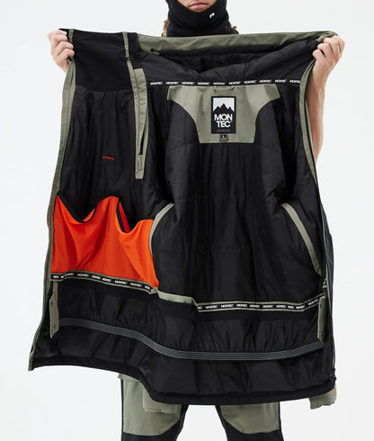 Doom Ski Jacket Men - Greenish/Black