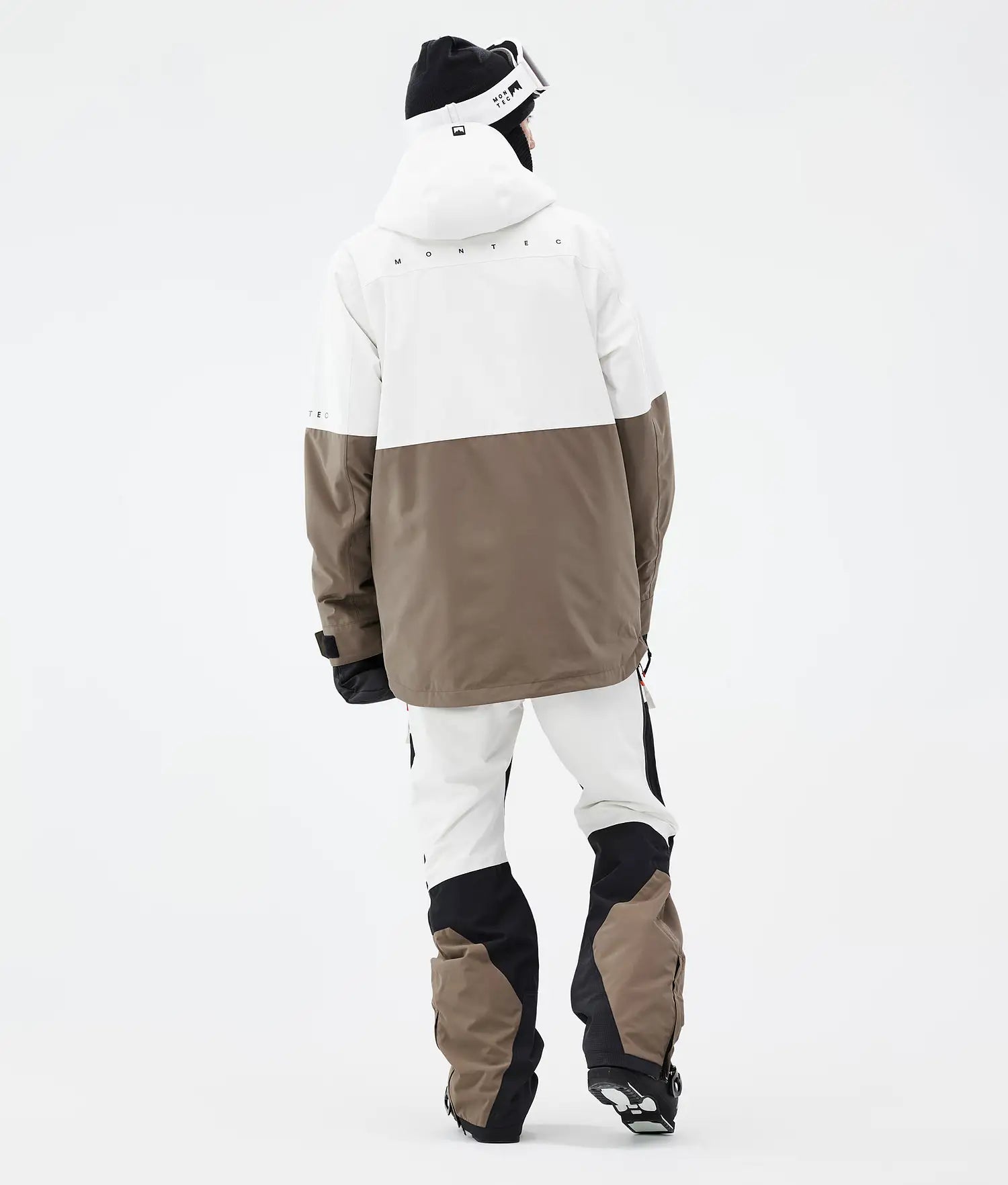 Dune Ski Jacket Men Old White/Black/Walnut