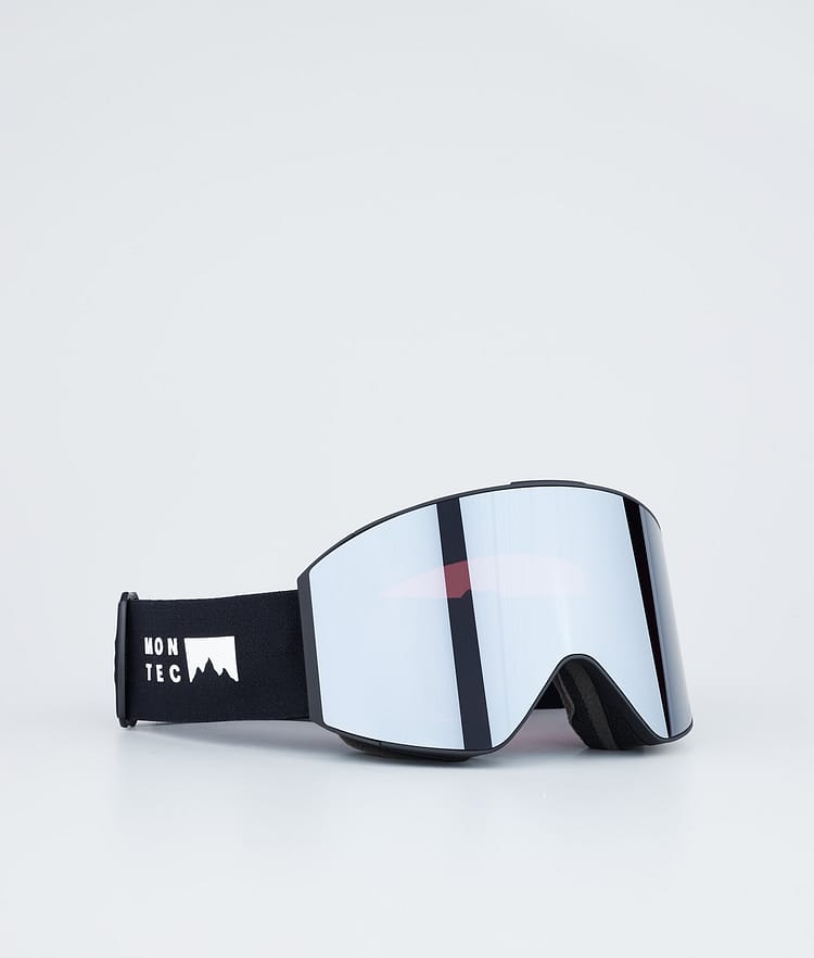 Ski Goggles Black W/Black Black Mirror