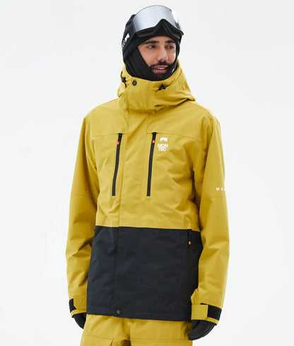 Fawk Ski Jacket Men - Yellow/Black